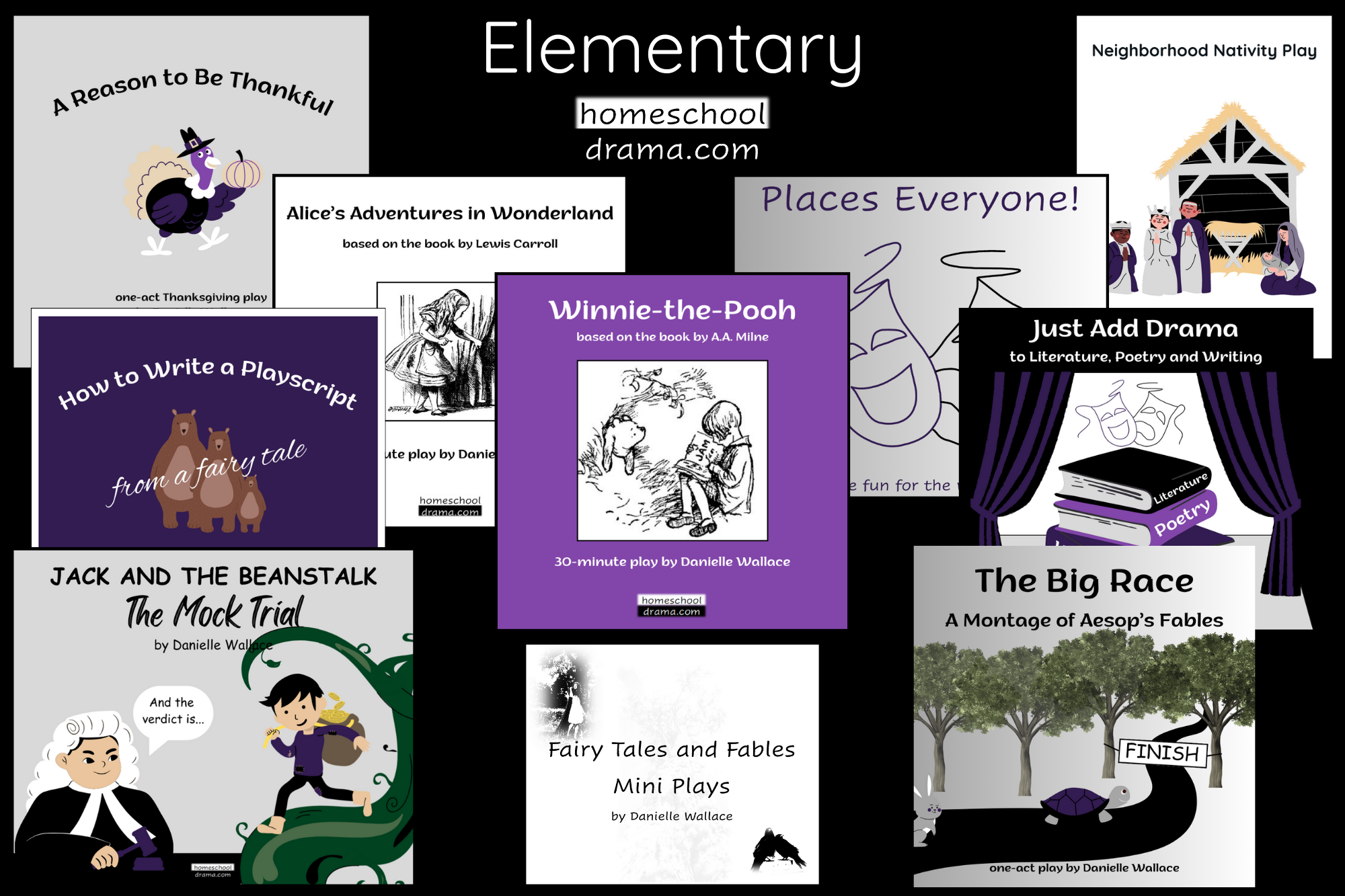 Elementary Drama games, plays and curriculum