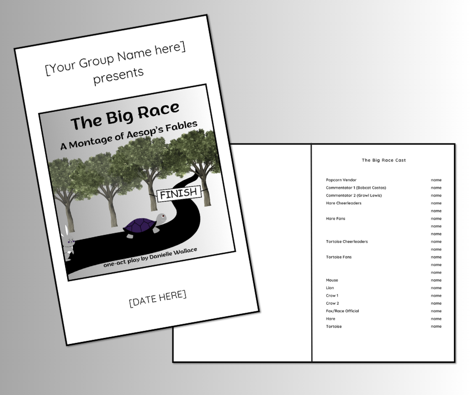 How to create a program on Canva - homeschooldrama.com