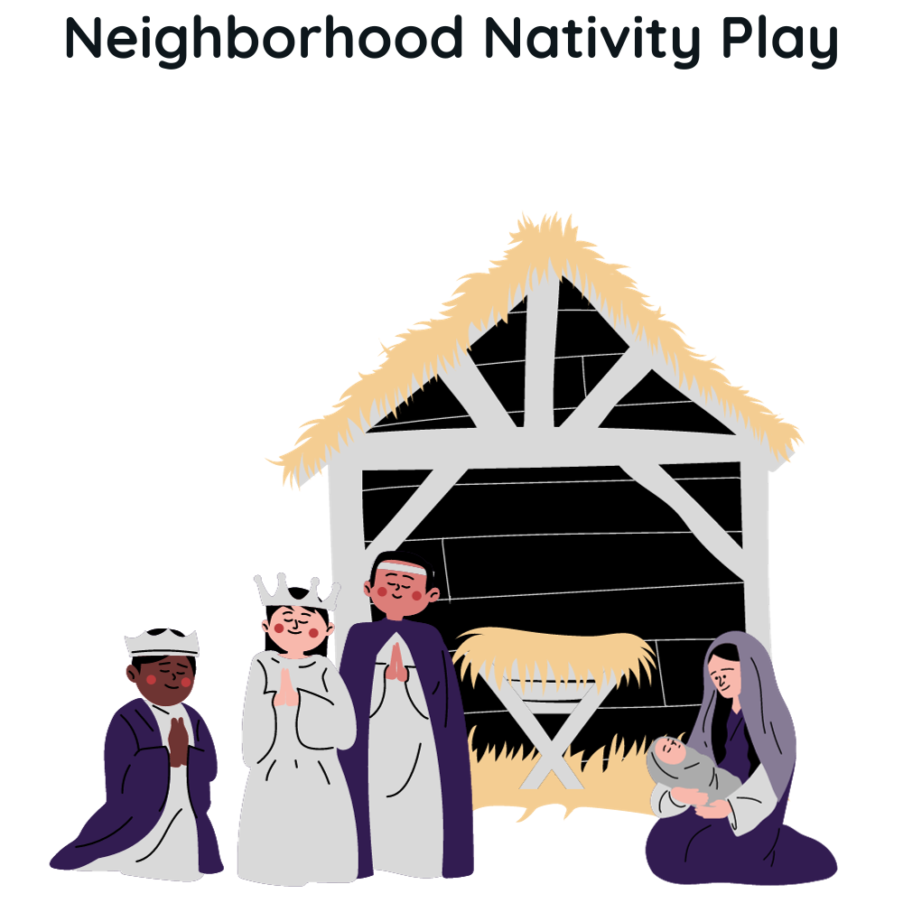 Neighborhood Nativity Play - homeschooldrama.com
